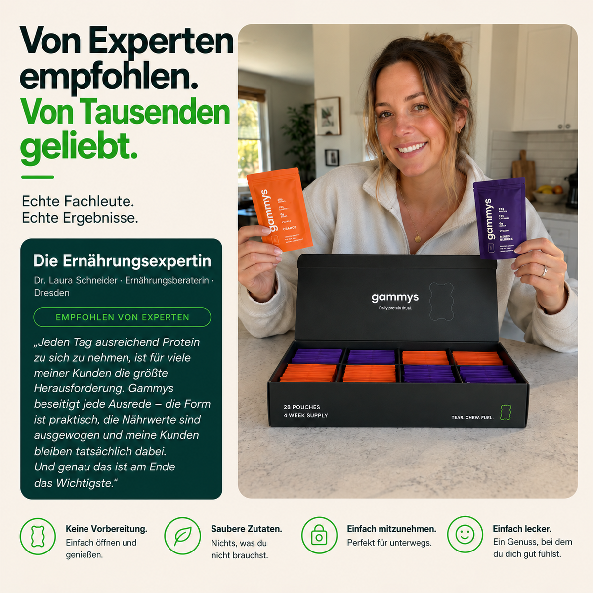 Das Protein-Gummibärchen