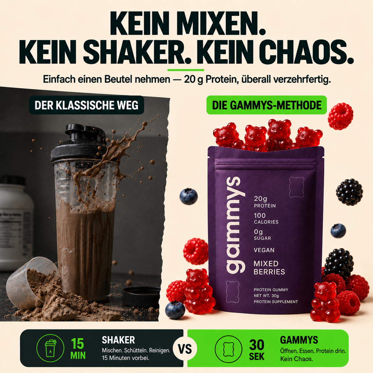 Das Protein-Gummibärchen