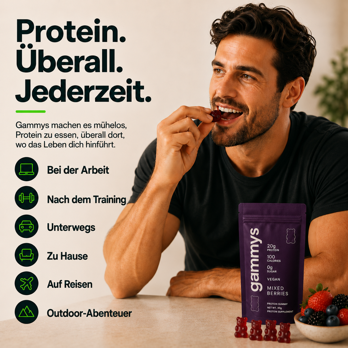 Das Protein-Gummibärchen